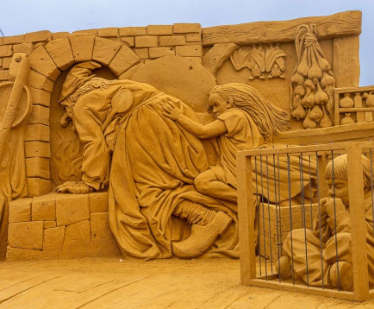 Sculptures de sable à Ostende (Belgique)